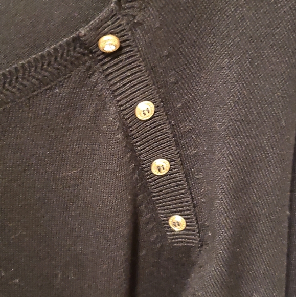 2/$50 LBD Sweatee dress with gold buttons details - Picture 5 of 7